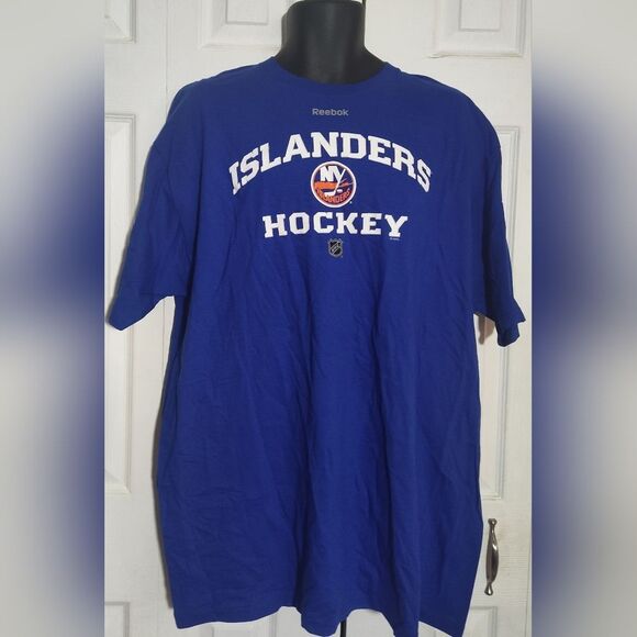 🏷Men's Plus NHL Islanders Reebok T Shirt 2X 🏒 - Picture 1 of 3